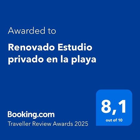 Renovado Estudio Privado En La Playa Valencia Kültér fotó